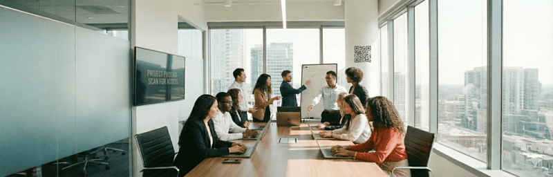 Business team in a meeting