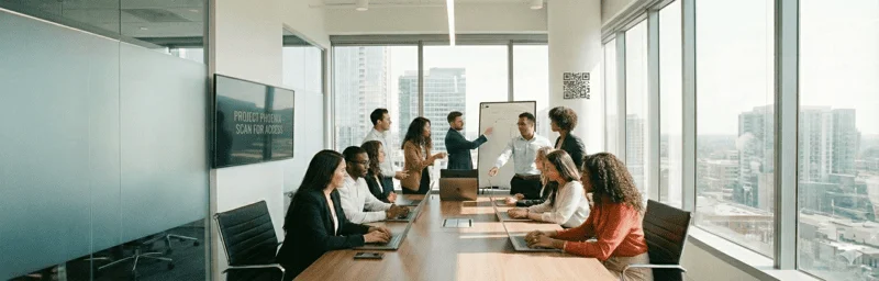 Business team in a meeting